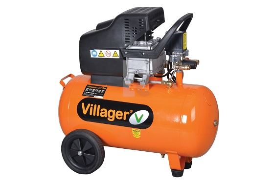 VILLAGER kompresor VAT-24L (24L,8 bar,206L/min,1,5kW)