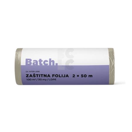 FOLIJA ZAŠTITNA 100 m2 (2X50m) - 30 my BATCH