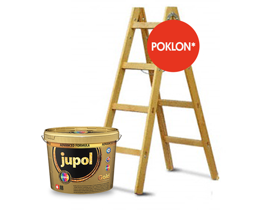 JUPOL GOLD BIJELI 12 x 15lit + DRVENE LJESTVE A4 GRATIS