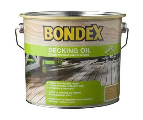 BONDEX DECKING OIL 2,5 L - BEZBOJAN