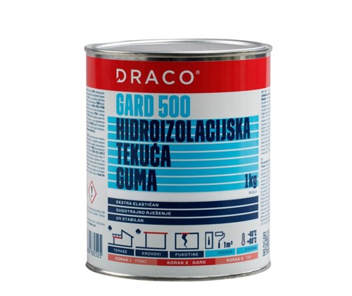 DRACO GARD 500 1K PU hidroizolacija (1kg) bijela